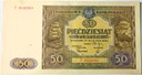 1946 50 zł pięćdziesiąt złotych, seria P