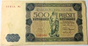 1947 500 zł złotych, seria M4 RZADKI