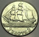 2 zł złote 1936 Żaglowiec Żaglówka Statek SREBRO
