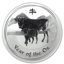 Australia 1 Dolar 2009 Rok Byka SREBRO UNCJA