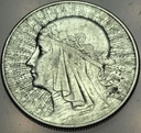 10 zł złotych 1932 Głowa kobiety Polonia SREBRO