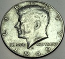 USA 1/2 Dolara Half Dollar 1969 Kennedy SREBRO
