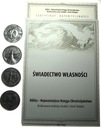 Medale x4 Biblia Ziemia Święta brąz srebrzony