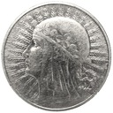 10 zł złotych 1932 Głowa kobiety Polonia SREBRO