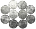 LOT 10 x 200 zł 1974 XXX lat PRL INWESTYCJA SREBRO