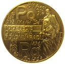 2 zł złote 1998 Skłodowska Polon i rad