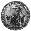 Anglia 2 Funty 2020 Britannia SREBRO UNCJA
