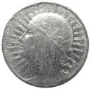 5 zł złotych 1933 Głowa kobiety Polonia SREBRO
