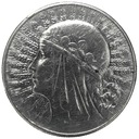 10 zł złotych 1932 Głowa kobiety Polonia SREBRO