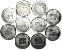 LOT 10 x 200 zł 1974 XXX lat PRL INWESTYCJA SREBRO