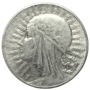 5 zł złotych 1934 Głowa kobiety Polonia SREBRO