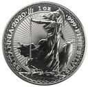 Anglia 2 Funty 2020 Britannia SREBRO UNCJA