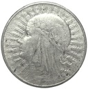 10 zł złotych 1932 Głowa kobiety Polonia SREBRO
