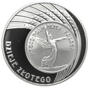 10 zł złotych 2007 5 zł Nike Dzieje Złotego SREBRO