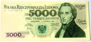1982 5000 zł złotych Chopin seria A
