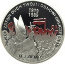 10 zł złotych 2009 Wybory 4 VI Solidarność Jan Paweł II SREBRO