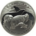 20 zł złotych 2007 Foka Szara Zwierzęta Świata SREBRO