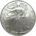 USA 1 oz uncja American Silver Eagle Dollar dolar 2007 SREBRO