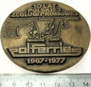 medal 1977 10 lat Polskiej Żeglugi Promowej POLFERRIES 1967