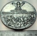 medal 1980 Powstanie Listopadowe 1830 PTAiN Warszawa SREBRZONY