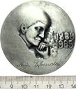 medal 1983 Maria Dąbrowska PTAiN Mława SREBRZONY (1)