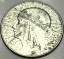 10 zł złotych 1932 Głowa kobiety Polonia SREBRO