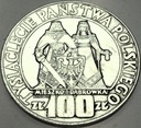 100 zł złotych 1966 Mieszko Dąbrówka Tysiąclecie SREBRO