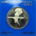 100 zł złotych 1974 Maria Skłodowska-Curie SREBRO