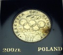 200 zł złotych 1976 XXI Olimpiada SREBRO