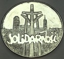 100000 zł złotych 1990 Solidarność TYP A SREBRO
