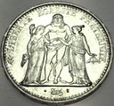 Francja 10 franków 1967 Herkules SREBRO