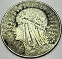 5 zł złotych 1934 Głowa kobiety Polonia SREBRO