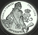 10 zł złotych 2005 Stanisław August Poniatowski PÓŁPOSTAĆ SREBRO