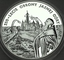 20 zł złotych 2005 Jasna Góra Obrona Częstochowa SREBRO