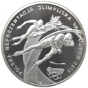 10 zł złotych 2010 Vancouver Igrzyska Reprezentacja SREBRO (1)