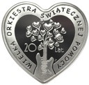 10 zł złotych 2012 WOŚP SERCE SREBRO