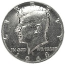 USA 1968 1/2 Dolara Half Dollar Liberty John F Kennedy SREBRO
