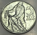 5 zł pięć złotych z Rybakiem 1974 Rybak
