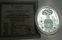 1 dolar Niue 2012 FABERGE Jajo Bukiet Lilii Bouquet of Lilies Egg SREBRO