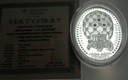 1 dolar Niue 2012 FABERGE Jajo Koronacyjne Coronation Egg SWAROVSKI SREBRO