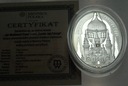 1 dolar Niue 2012 FABERGE Jajo Moskiewski Kreml Moscow Kremlin Egg SREBRO