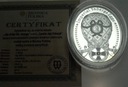 1 dolar Niue 2012 FABERGE Jajo Order Św. Jerzego Order of George Egg SREBRO