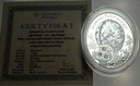 1 dolar Niue 2012 FABERGE Jajo Zimowe Winter Egg SWAROVSKI SREBRO