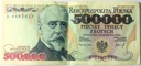1993 500000 zł złotych Sienkiewicz seria B (1)