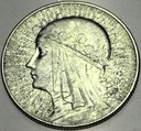 5 zł złotych 1933 Głowa kobiety Polonia SREBRO