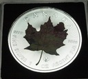 Kanada 5 dolarów 2014 Liść klonu klonowy TAMPONDRUK uncja 1 oz SREBRO (2)