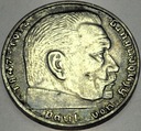 Niemcy 2 marki Reichs Mark 1939 Hindenburg SREBRO
