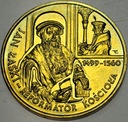 2 zł złote 1999 Jan Łaski Reformator Kościoła