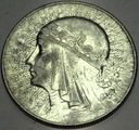 10 zł złotych 1932 Głowa kobiety Polonia SREBRO