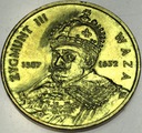 2 zł złote 1998 Zygmunt III Waza